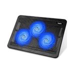 HAVIT Laptop Soğutucu Cooling Pad/LAP, Kuehlmatte 15.6 " – 17 inç dizüstü bilgisayar, dizüstü bilgisayar için (3 vantilatörler) (F2056)