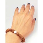 Havlit Taşlı Rudraksha Tohum Unisex Bileklik 8mm