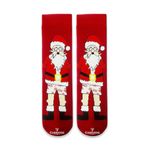 Havlu Kırmızı Noel Baba Desenli Çorap
