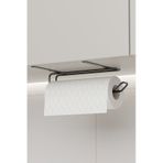 Havluluk Peçetelik Askısı Banyo Mutfak Düzenleyicisi Kağıt Rulo Havlu Askılığı Pratik Siyah Rulo Siyah