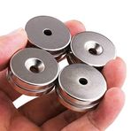 Havşalı Neodyum Mıknatıs - Ø20xØ10/5,5x5mm - Ahşap, Plastik, Betona Sabitle (5 Adet Set)