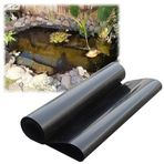Havuz Astarı Dış Mekan HDPE Balık Göleti Astarı Su Geçirmez Bahçe Göleti Çeşmeler için Astar Şelaleler ve Su Özellikleri Dayanıklı ve Geçirimsiz (1x15M)