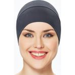 Havuz Deniz Düz Bone R-999-B Antrasit - Standart