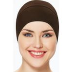 Havuz Deniz Düz Bone R-999-B Koyu Kahve - Standart