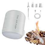 Havuz şamandıra pompası, şişme pompa pil, LED Işık ile Şarj Edilebilir Taşınabilir Şişirme, 2200mAh Portable Dış Mekan Enflasyon Aracı Kamp Seyahat Havuzu Güverte