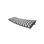 HavuzcuMarket 20 cm Kare Model Renkli Havuz Taşma Izgarası Tek Geçme Siyah/beyaz