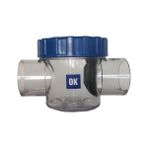 HavuzcuMarket Şeffaf Pvc Çekvalf Ø 63MM