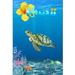 Hawaii Sea Turtle Ocean notebook / Journal - 120 Pages; Hawaiian Notebooks by: Blue Pixie Creations