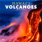 Hawaii Volcanoes | 2026 12 x 24 Inch (Hanging) Monthly Square Wall Calendar | Plastic-Free | BrownTrout | Kīlauea Mauna Loa