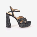 Hawen Angels Kadın Saten 12,5 cm Platform Topuklu Taşlı Gece & Abiye Ayakkabı 380-75