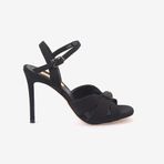 Hawen Angels Kadın Zarif Bilekten Bantlı Saten 12,5cm İnce Topuklu Gece & Abiye Ayakkabı 6564-249-V1