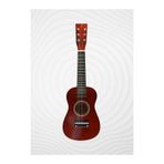 hawiian U202-CF 6 Telli Çocuk Gitarı (Ceviz Rengi) | Gitar Eğitimine Başlangıç İçin Küçük Kasa Raha
