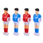 HAWILLOSCH Masa Futbolu Masanızı Yükseltin 4 Adet Yedek Erkek Mekanik Oyuncu Figürleri Dekoratif Futbol Takımı Masa Üstü İçin