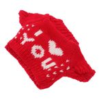 HAWILLOSCH Oyuncak Bebek Giysileri Bebek Aksesuarları Kışlık Ceket Ceket Bebek Kıyafeti Bebek Oyuncak Bebek Giysileri Giydirme Kazak Örgü Şarap Şişesi Elbise Noel Tatili Parti Süslemeleri