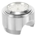 HAWILLOSCH Su Geçirmez Kadranlı Motosikletler Için Kurulumu Kolay ve Hava Koşullarına Dayanıklı Gidon 22-25 mm Motosiklet Saati