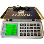 Hawk 60 kg Kapasiteli Elektronik Hesaplamalı ve Sayım Özellikli Terazi Dijital Şarjlı Kefeli Tartı Bakkal Manav Kasap Pazarcı Terazisi