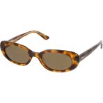 Hawk Elif Optik HW2308 02 Kadın Güneş Gözlüğü - Oval Kemik Çerçeve 53 EKARTMANUV400 - Kahverengi