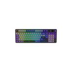 Hawk Gaming Chair HK258 Membrane LCD RGB Kablosuz/Bluetooth Gri Mor Full Türkçe Gaming Oyuncu Klavye