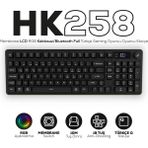 Hawk Gaming Chair HK258 Membrane LCD Rgb Kablosuz/bluetooth Siyah Full Türkçe Gaming Oyuncu Klavye
