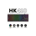 Hawk Gaming Chair HK410 Mekanik Mavi Switch 19 Mod RGB Kablolu Siyah TKL Türkçe Gaming Oyuncu Klavye