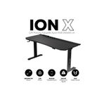 Hawk Gaming Chair ION X Çift Motorlu Yükseklik Ayarlı RGB 160x80 Siyah Renk Çalışma ve Oyuncu Masası