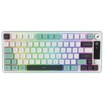 Hawk Gaming Hk255 Gri - Yeşil Rgb 75 Tkl Membrane Switch Kablolu / Kablosuz Oyuncu Klavyesi