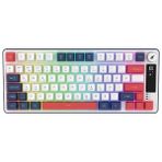 Hawk Gaming Hk255 Mavi - Kırmızı Rgb 75 Tkl Membrane Switch Kablolu / Kablosuz Oyuncu Klavyesi
