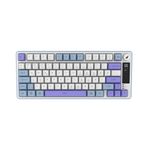 Hawk Gaming Hk255 Membrane Lcd Rgb Kablosuz Bluetooth Yüzde 75 Türkçe Oyuncu Klavyesi Mavi