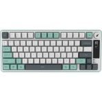 Hawk Gaming HK255 Membrane LCD Rgb Kablosuz/bluetooth Gri Yeşil %75 Türkçe Gaming Klavye - Çok Renkli