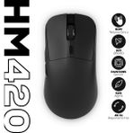 Hawk Gaming HM420 4K Hz 26000 DPI Tri-Mode Kablosuz/Bluetooth Şarj Standlı Gaming Mouse (Siyah)