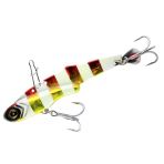 Hayabusa Fs 441 Jack Eye Frilly 8.3cm 20GR Vibrasyon Yem - Red Gold Zebra Glow