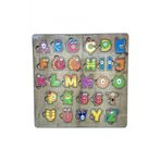 Hayal 29 Parça Türkçe Alfabe Harfler Ahşap Puzzle Tutmalı Bultak