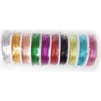 Hayal Alüminyum Makara Tel - 1mm Kalınlık- 10 Farklı Renk - Renkli2