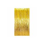 Hayal Dizayn Metalize Fon Perde Gold