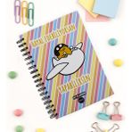 Hayal Edebiliyorsan Yapabilirsin Konuşan Planner Haftalık Planlayıcı Stickerlı Spiralli Defter - 1 - Beyaz