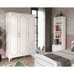 Hayal Modern Genç Odası Takımı Beyaz - 4 Parçalı ve Tamamı Mdf