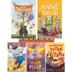 Hayal Orkestrası / Anne Terliği / Mucizenin Adı Umut / Kahramanını Yutan Kitap / Helen Keller (5 Kitap)
