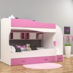 Hayal Pembe Özel Yapım Ranza Mdf - Beyaz - 100 x 100 cm