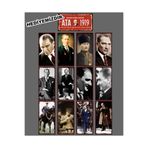 Hayal Poster Atatürk Poster 10x20 Ebat Set 12 Adet Tablo Retro 1 Poster