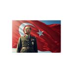 Hayal Poster Atatürk Türk Bayrağı Poster 20x30 UV baskı