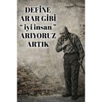 Hayal Poster Define Arar Gibi Neşet Ertaş Retro Ahşap Poster 20x30
