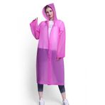 Hayal Sepeti Eva Unisex Yağmurluk çıtçıt düğmeli - Pembe Renk