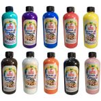 Hayal Sepeti Parmak Ve Yuz Boyasi 500Ml 10 Farkli Renk Birden