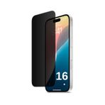 [HAYALET EKRAN KORUYUCU] For iPhone ile uyumlu Privacy Gizli Kırılmaz Cam Tam Kaplayan Su İtici Safir Ekran Koruyucu + Uygulama Bezleri (Hayalet, 16)