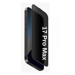 [HAYALET EKRAN KORUYUCU] For iPhone ile uyumlu Privacy Gizli Kırılmaz Cam Tam Kaplayan Su İtici Safir Ekran Koruyucu + Uygulama Bezleri (Hayalet, 17 Pro Max)