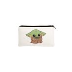 Hayali Şeyler Baby Yoda Desenli Kalemlik & Makyaj Çantası – Çok Amaçlı Organizer