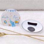 Hayaller Dükkanı 30 Adet Açacak Magnet Erkek Bebek Şekeri Uv Baskılı