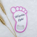Hayaller Dükkanı 30 Adet Ayak Açacak Magnet 11x8 cm UV Kız Bebek Magnetleri Bebek Şekeri
