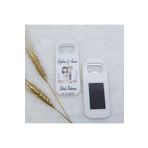 Hayaller Dükkanı 30 Adet Gelin Damat Baskılı Dikey Açacak Magnet 4,5x10,5 Cm Nikah Şekeri Nişan Hediyeliği-