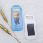 Hayaller Dükkanı 4,5x10,5 cm UV Erkek Bebek Magnetleri 30 Adet Patron Bebek Baskılı Dikey Açacak Magnet